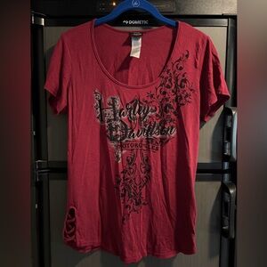 Harley-Davidson Red Short Sleeve Tee